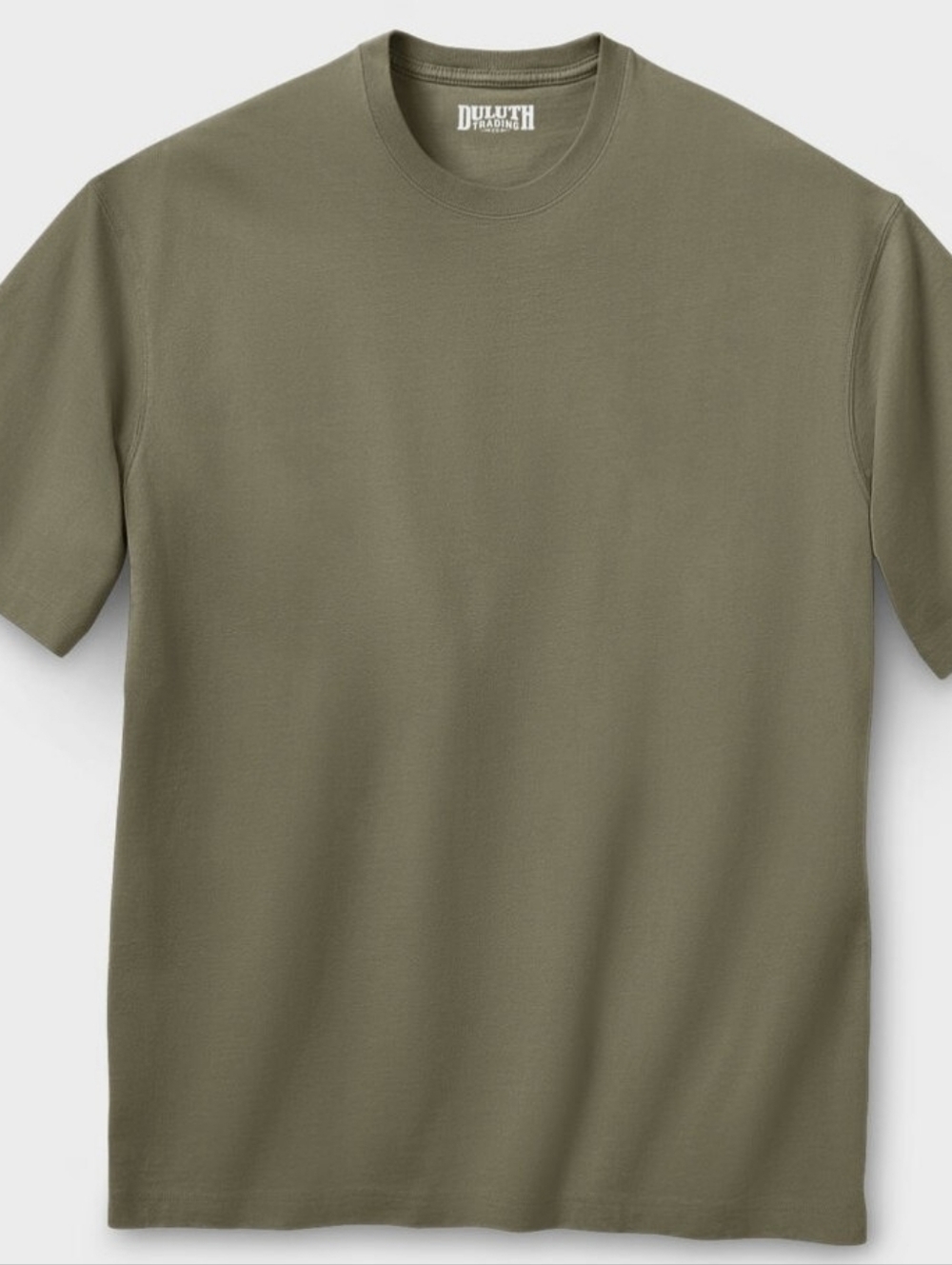DULUTH MENS LONGTAIL RELAXED FIT T-SHIRT - SHORT SLEEVE - VINTAGE OLIVE 2XL  NWT